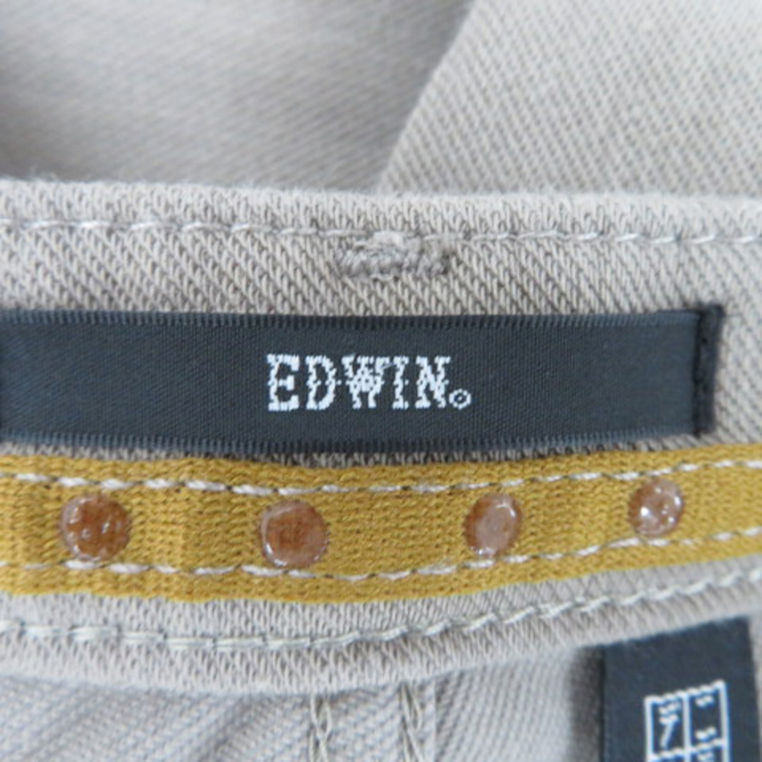 EDWIN(エドウィン)のエドウィン EDWIN テーパードパンツ アンクル丈 無地 M チャコールグレー メンズのパンツ(スラックス)の商品写真