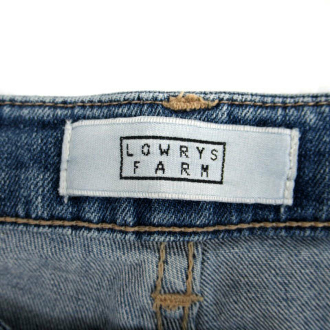 LOWRYS FARM(ローリーズファーム)のローリーズファーム デニムパンツ ジーンズ テーパードパンツ ロング丈 L 青 レディースのパンツ(デニム/ジーンズ)の商品写真