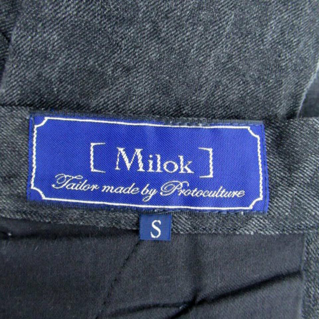 Milok(ミロック)のミロック ショートパンツ 短パン ロールアップ ウール S チャコールグレー レディースのパンツ(ショートパンツ)の商品写真