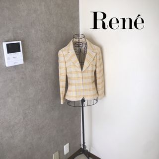 ルネ(René)のルネ♡1度着用　ツイードジャケット(テーラードジャケット)