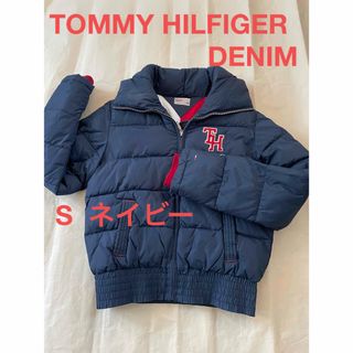 トミーヒルフィガー(TOMMY HILFIGER)のTOMMY HILFIGER DENIM ダウンジャケット　ネイビー　S トミー(ダウンジャケット)