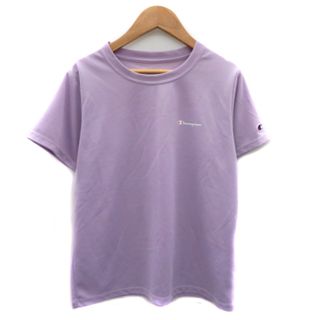 チャンピオン(Champion)のチャンピオン Tシャツ カットソー 半袖 ラウンドネック ロゴ L パープル(Tシャツ(半袖/袖なし))