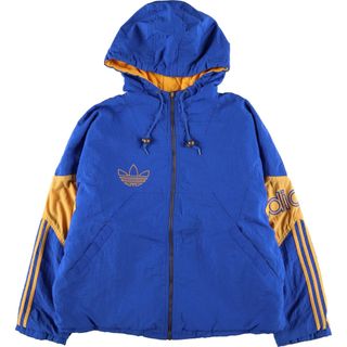 アディダス(adidas)の古着 80~90年代 アディダス adidas 中綿パーカー パファージャケット メンズL ヴィンテージ /eaa405328(ダウンジャケット)