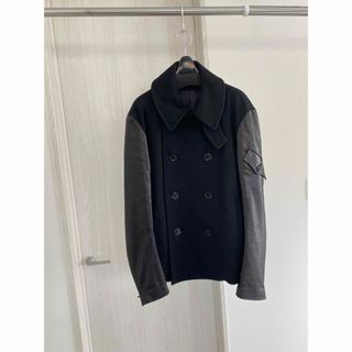 ヨウジヤマモト(Yohji Yamamoto)のヨウジヤマモト　ワイズバングオン　ジャケット　レザー(レザージャケット)