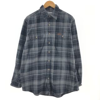 carhartt カーハート☆BD長袖シャツ L グレー-