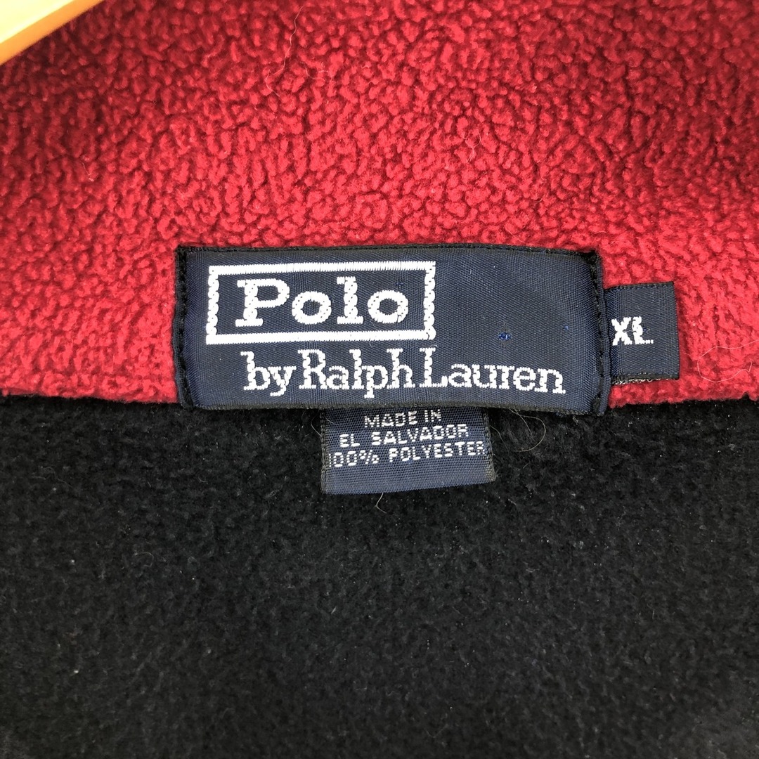 Ralph Lauren(ラルフローレン)の古着 ラルフローレン Ralph Lauren POLO by Ralph Lauren ハーフジップ フリースプルオーバー メンズXL /eaa405312 メンズのジャケット/アウター(その他)の商品写真