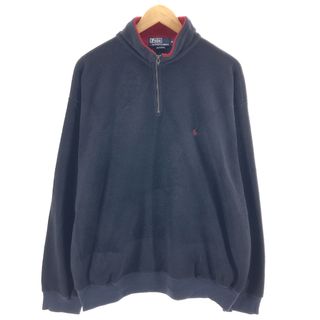 ラルフローレン(Ralph Lauren)の古着 ラルフローレン Ralph Lauren POLO by Ralph Lauren ハーフジップ フリースプルオーバー メンズXL /eaa405312(その他)