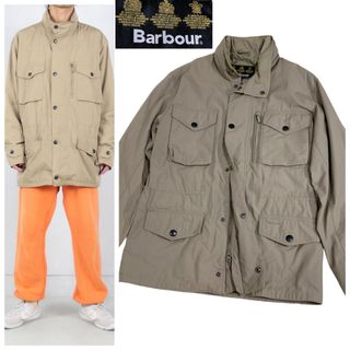 バーブァー(Barbour)の希少 Barbour バブアー スムースナイロンデザインジャケット メンズS(その他)