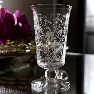 バカラ(Baccarat)の希少美品★オールドバカラBaccaratジェッダ★ワイングラス★人気シュバリエ(グラス/カップ)