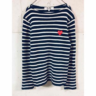 コムデギャルソン(COMME des GARCONS)の【★良品★激希少★Lサイズ！】プレイコムデギャルソン ニット セーター ボーダー(ニット/セーター)