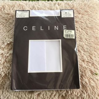 セリーヌ(celine)のホワイトストッキング(タイツ/ストッキング)