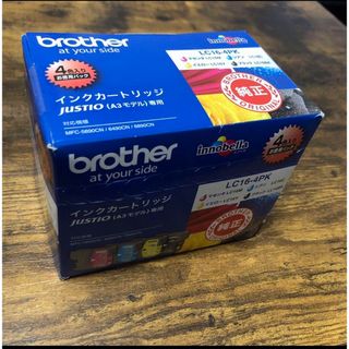 ブラザー(brother)の【brother純正】インクカートリッジ4色パック(大容量) LC16-4PK(PC周辺機器)