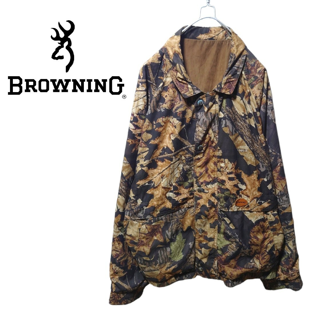 BROWNING】リバーシブル リアルツリーカモ ジャケット A-1512の BROWNING】リバーシブル リアルツリーカモ ジャケット A-1512の