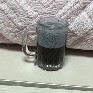 黒生ビール　ミニチュア　食品サンプル(ミニチュア)