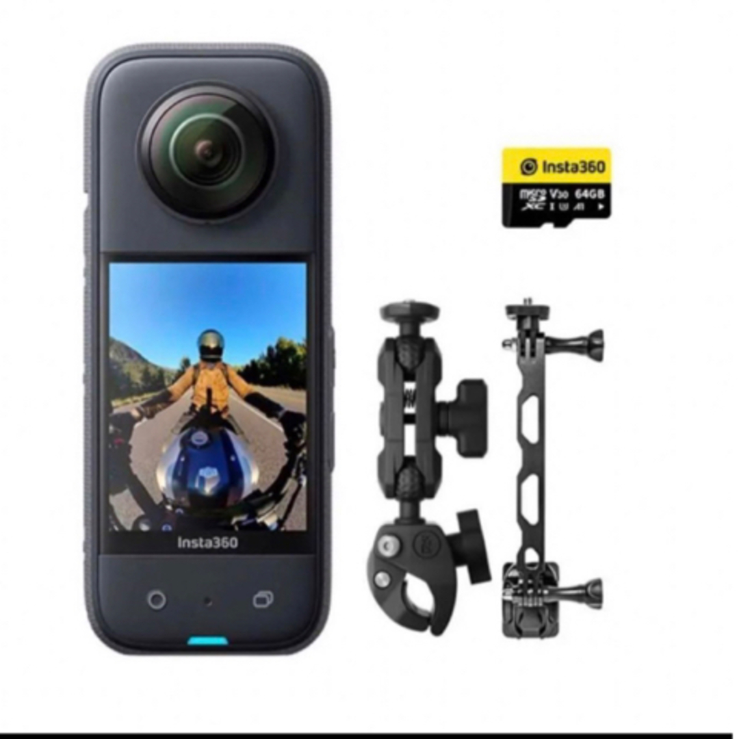 自動車/バイク開封新品INSTA360 X3 - MOTORCYCLE KIT