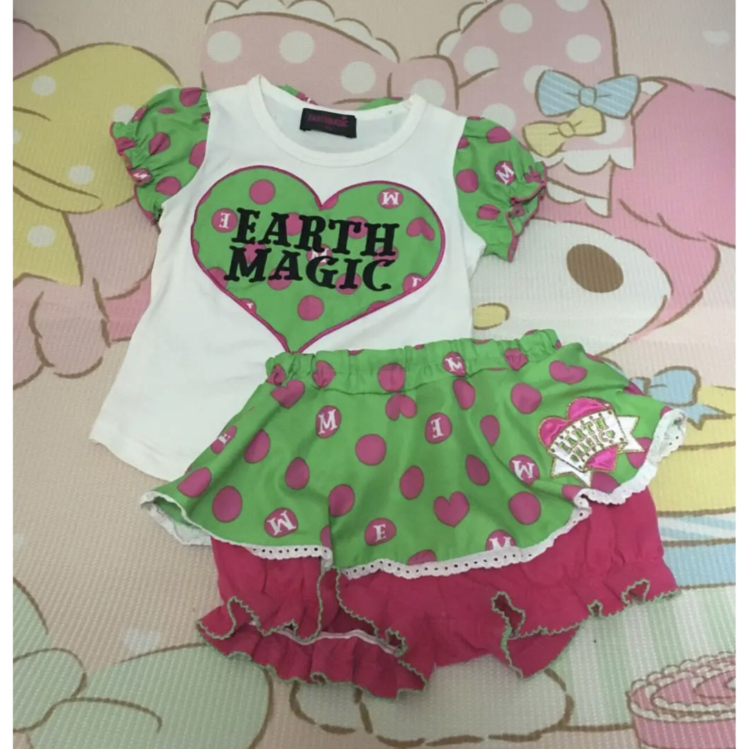 EARTHMAGIC(アースマジック)のアースマジック　セット キッズ/ベビー/マタニティのキッズ服女の子用(90cm~)(Tシャツ/カットソー)の商品写真