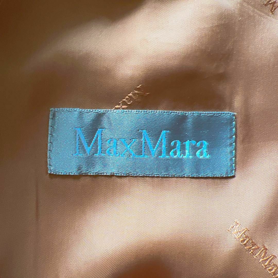 Max Mara(マックスマーラ)のマックスマーラ ガウンコート キャメル 暖かい♡サイズ38 共布ベルト付き レディースのジャケット/アウター(ガウンコート)の商品写真