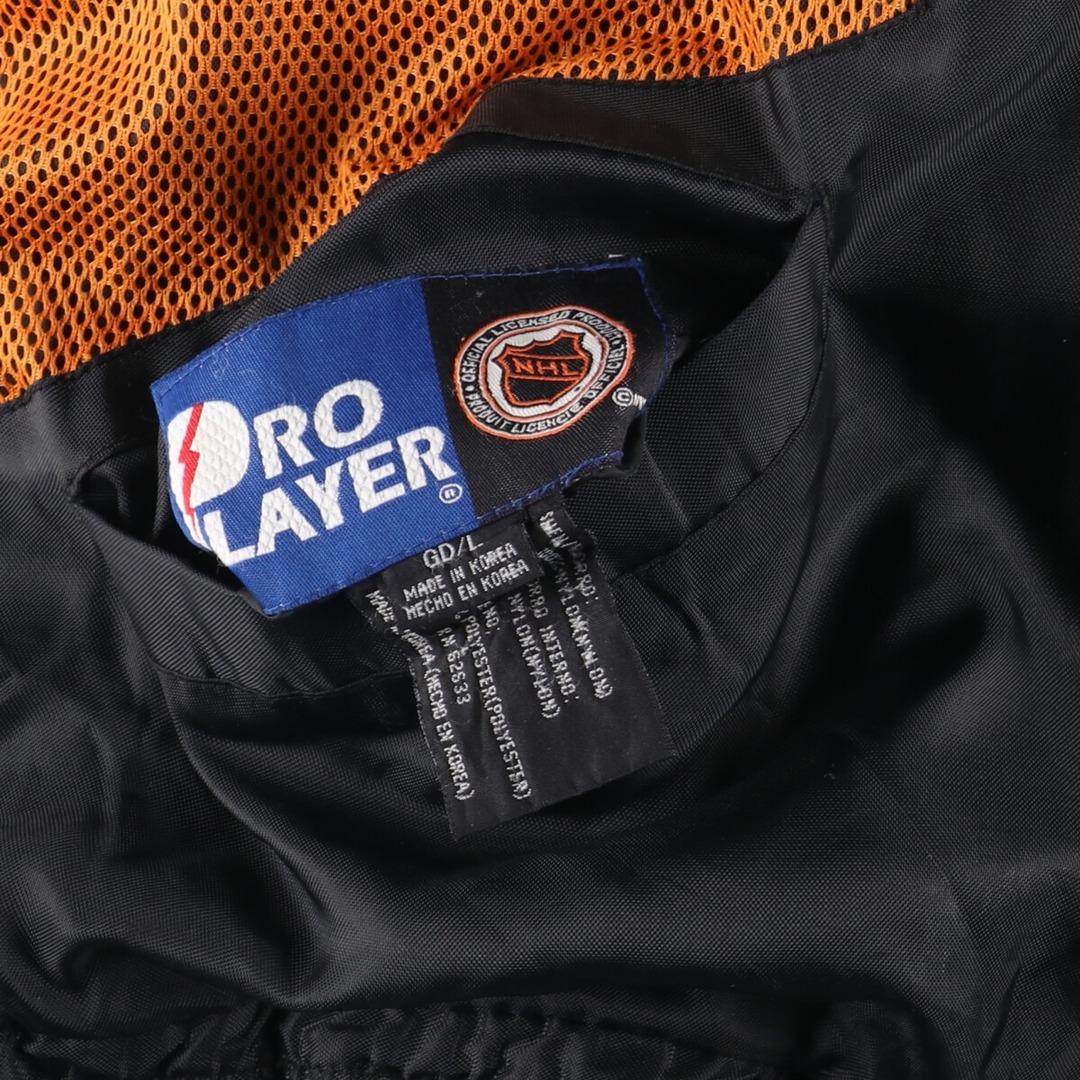 古着 PRO LAYER NHL PHILADELPHIA FLYERS フィラデルフィアフライヤーズ リバーシブル バック刺繍 中綿ジャケット メンズL /eaa393220 メンズのジャケット/アウター(ダウンジャケット)の商品写真