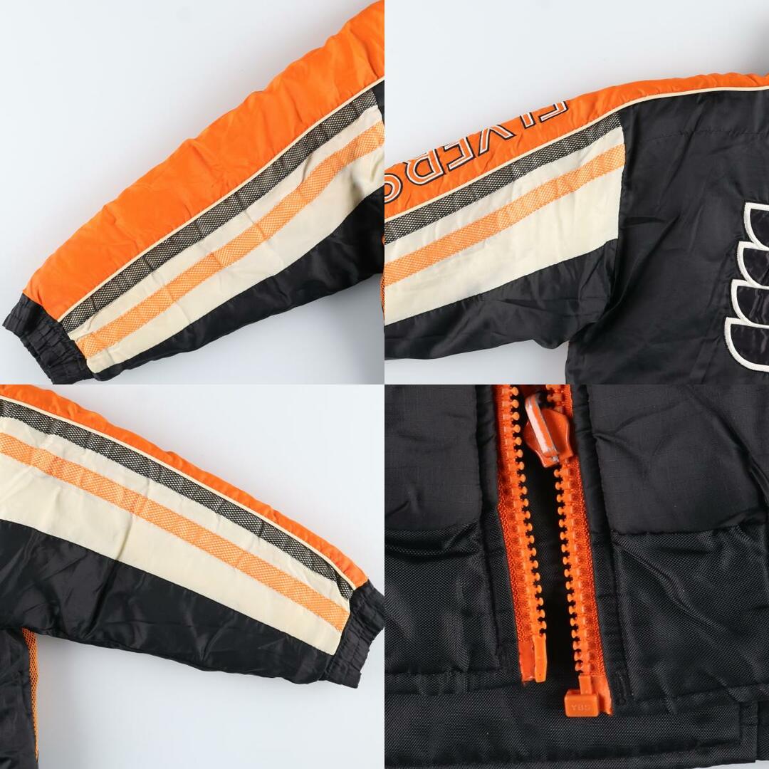 古着 PRO LAYER NHL PHILADELPHIA FLYERS フィラデルフィアフライヤーズ リバーシブル バック刺繍 中綿ジャケット メンズL /eaa393220 メンズのジャケット/アウター(ダウンジャケット)の商品写真