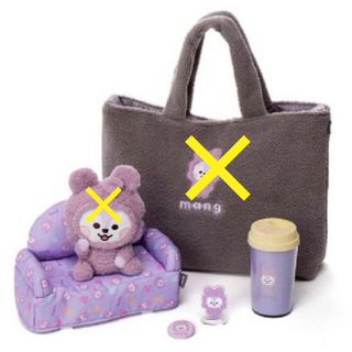 ビーティーイシビル(BT21)のBT21 MANG HAPPYBAG ハッピーバッグ 4点セット(キャラクターグッズ)