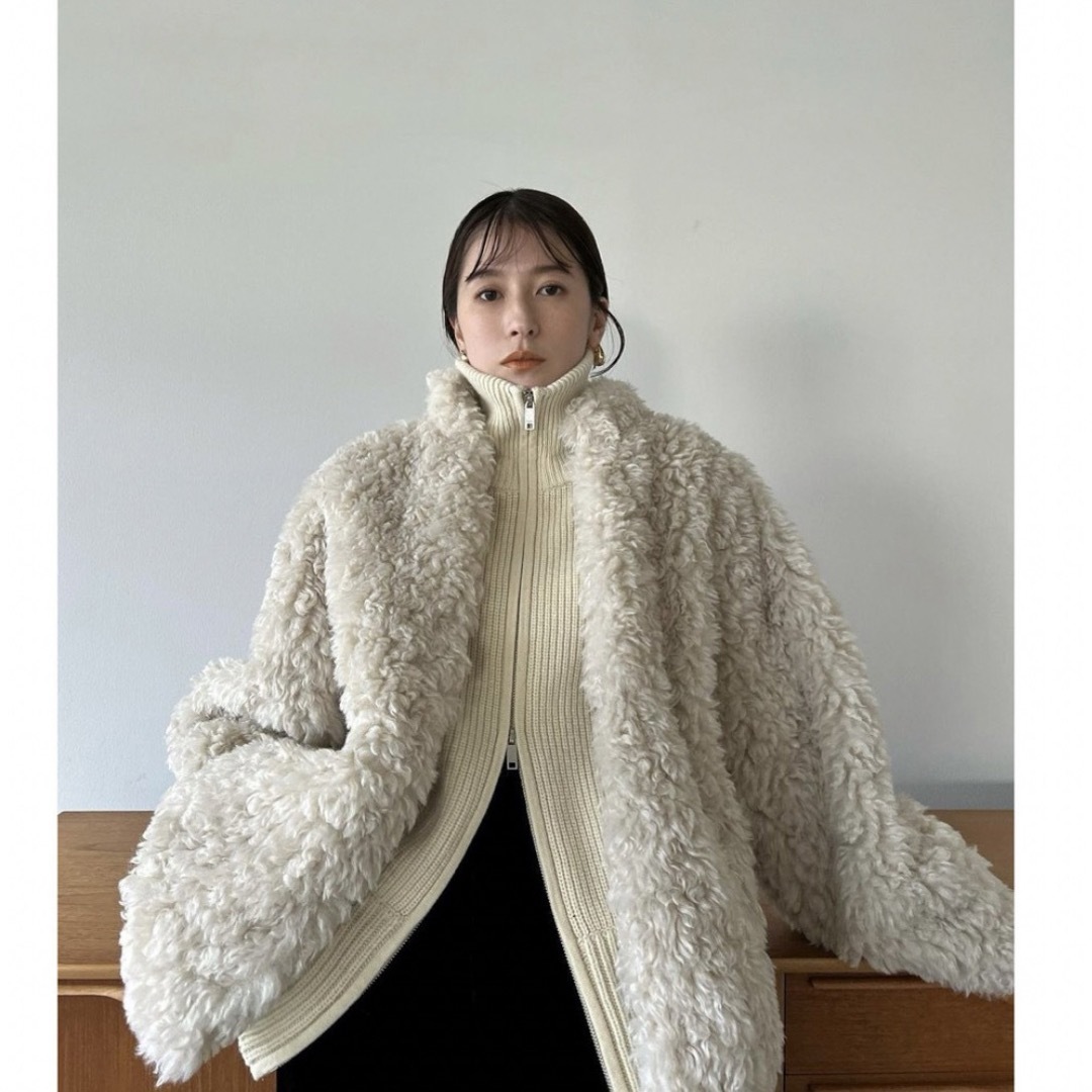 CLANE 田中みな実　CURL FUR SHORT COATレディース