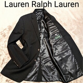 ラルフローレン(Ralph Lauren)のラルフローレンRalph Lauren ストライプ柄 ウールテーラードジャケット(テーラードジャケット)