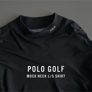 ポロラルフローレン(POLO RALPH LAUREN)の古着 90s polo golf ポロ ゴルフ ラルフローレン モックネック L(Tシャツ/カットソー(七分/長袖))