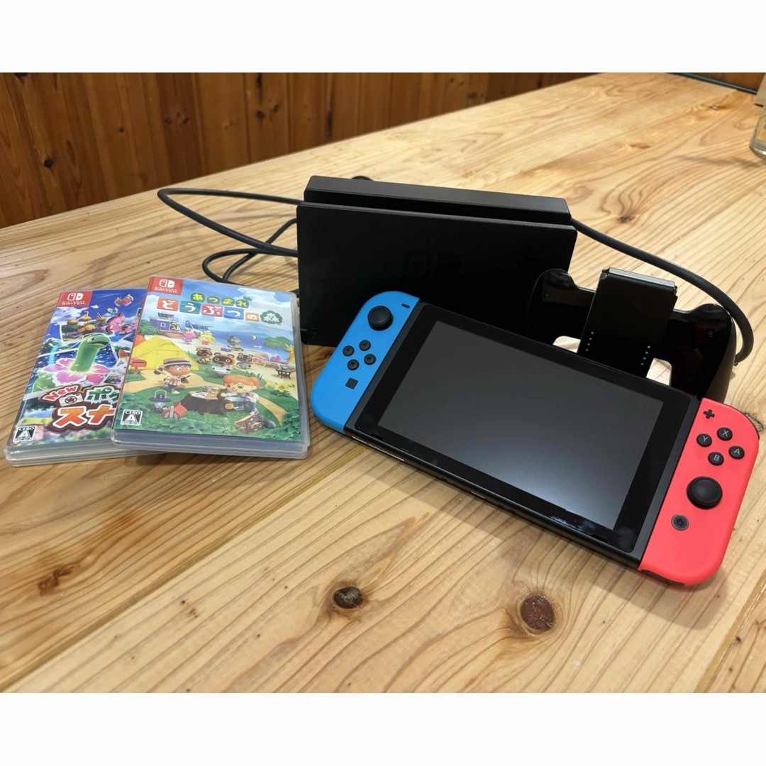 Nintendo Switch - ニンテンドースイッチ 本体 + ソフト２つ付きの通販