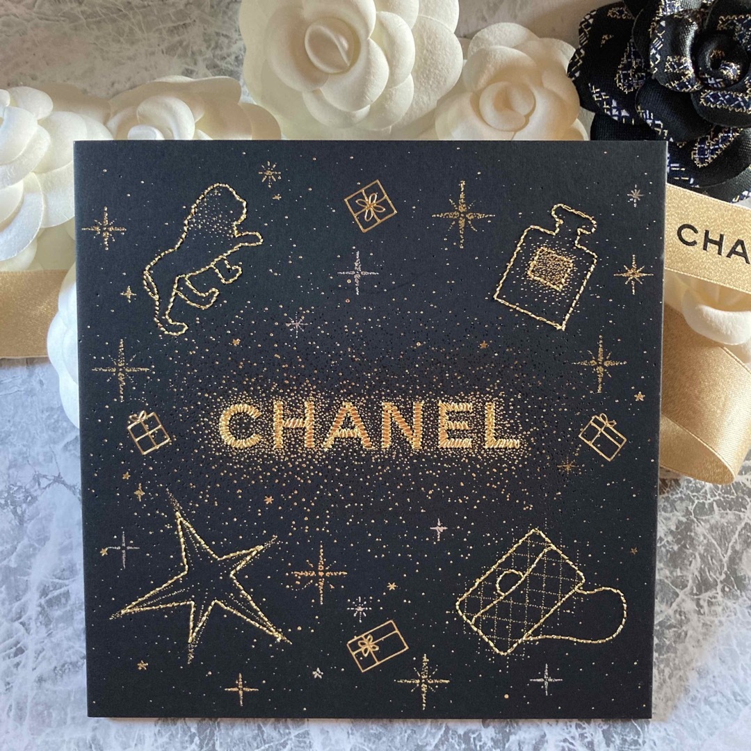 CHANEL(シャネル)のCHANEL  メッセージカード ✨美品✨ ハンドメイドの文具/ステーショナリー(カード/レター/ラッピング)の商品写真