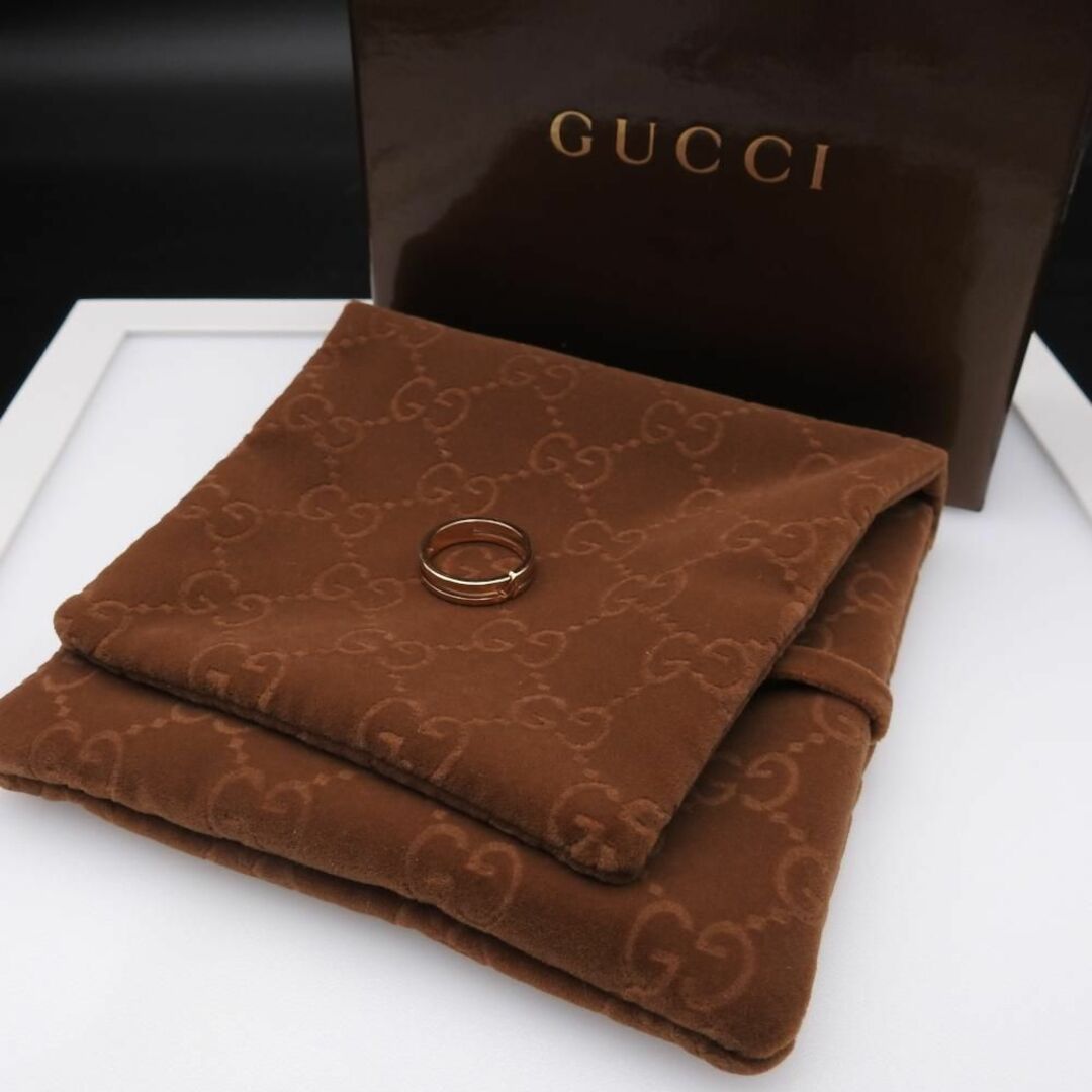 Gucci(グッチ)のグッチ インフィニティ リング 18KPG ローズゴールド 表記7  6.5号 レディースのアクセサリー(リング(指輪))の商品写真