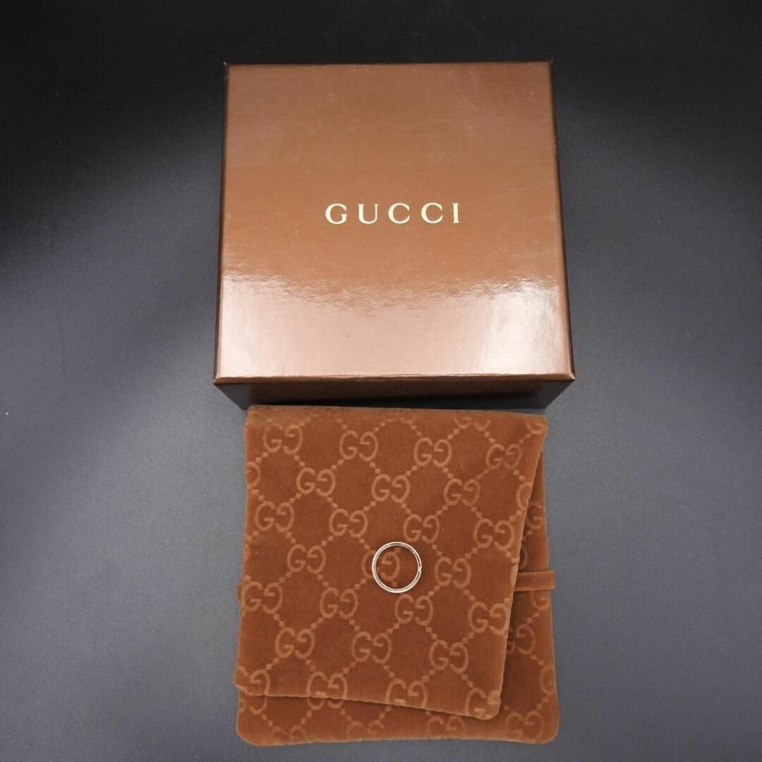Gucci(グッチ)のグッチ インフィニティ リング 18KPG ローズゴールド 表記7  6.5号 レディースのアクセサリー(リング(指輪))の商品写真