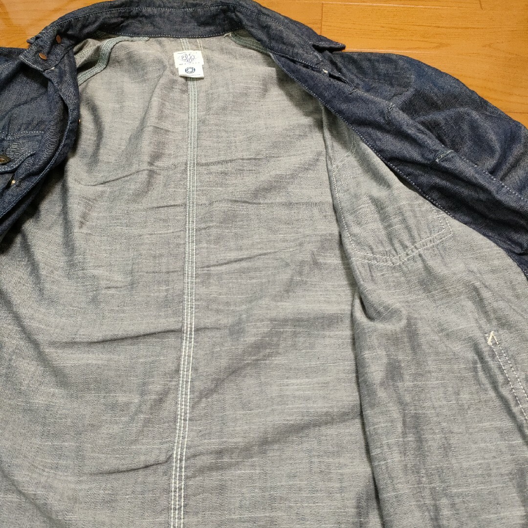 POST O'ALLSポストオーバーオールズ　カバーオール薄手　米国製Sサイズ メンズのジャケット/アウター(カバーオール)の商品写真
