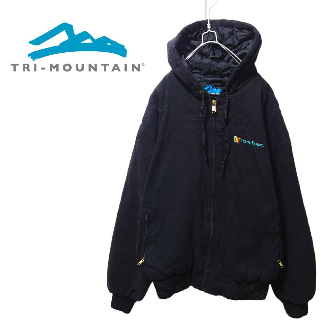 TRI-MOUNTAIN】 企業ロゴ ダックアクティブジャケット A-1514ブラック ...