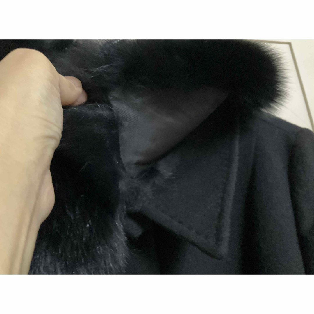 カシミヤ100% ロングコート レディースのジャケット/アウター(ロングコート)の商品写真
