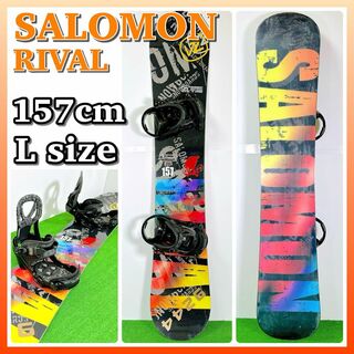 ⚠️限定値下★新品★SALOMON RIVAL スノーボード157cm 5点セット