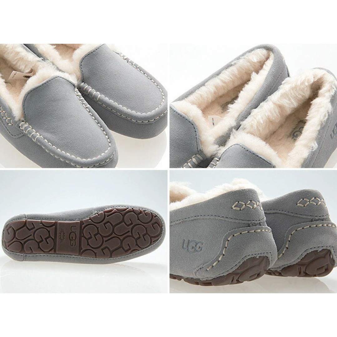 新作 ウォータープルーフ UGG アンスレー  モカシン グレー  US7