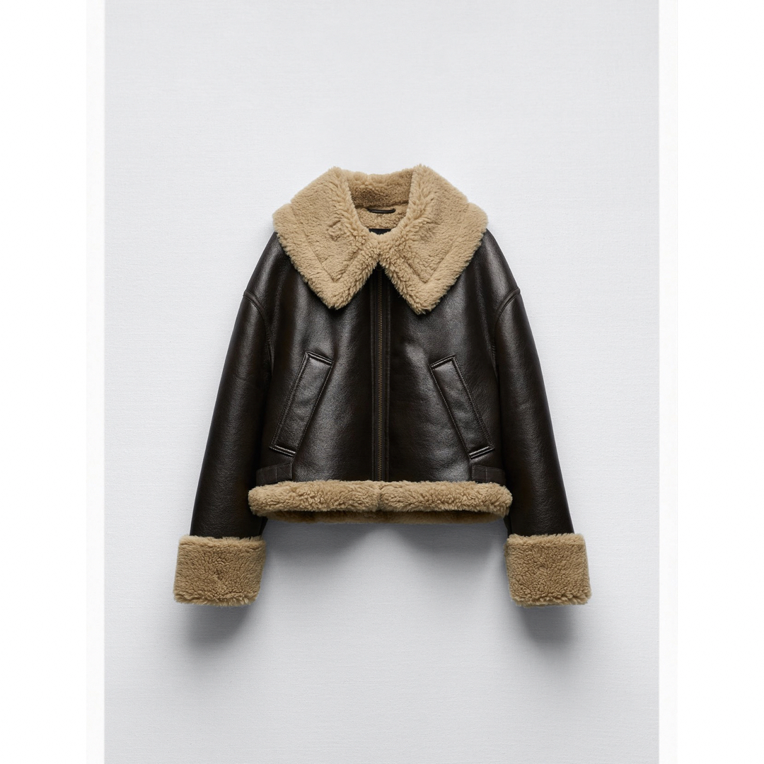 ZARA - ZARA ダブルフェイスショートジャケットの通販 by Maya's ZARA - ZARA ダブルフェイスショートジャケットの通販 by Maya's