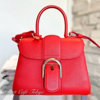 デルヴォー(DELVAUX)のデルヴォー(Delvaux) ブリヨン ミニ 2WAY ハンドバッグ レッド(ショルダーバッグ)