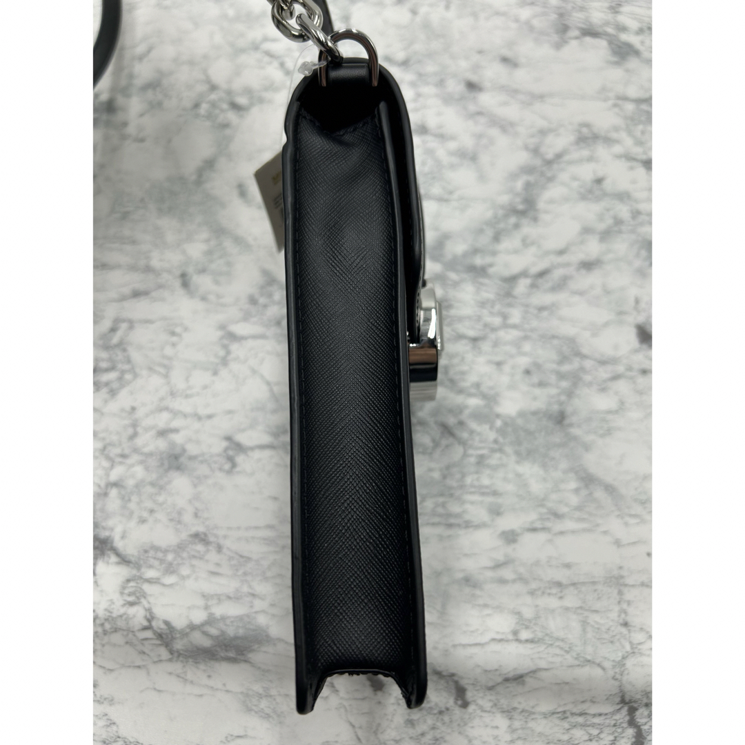 Michael Kors(マイケルコース)のマイケルコース　スマホ ショルダーバッグ ブラック シルバー レディースのバッグ(ショルダーバッグ)の商品写真