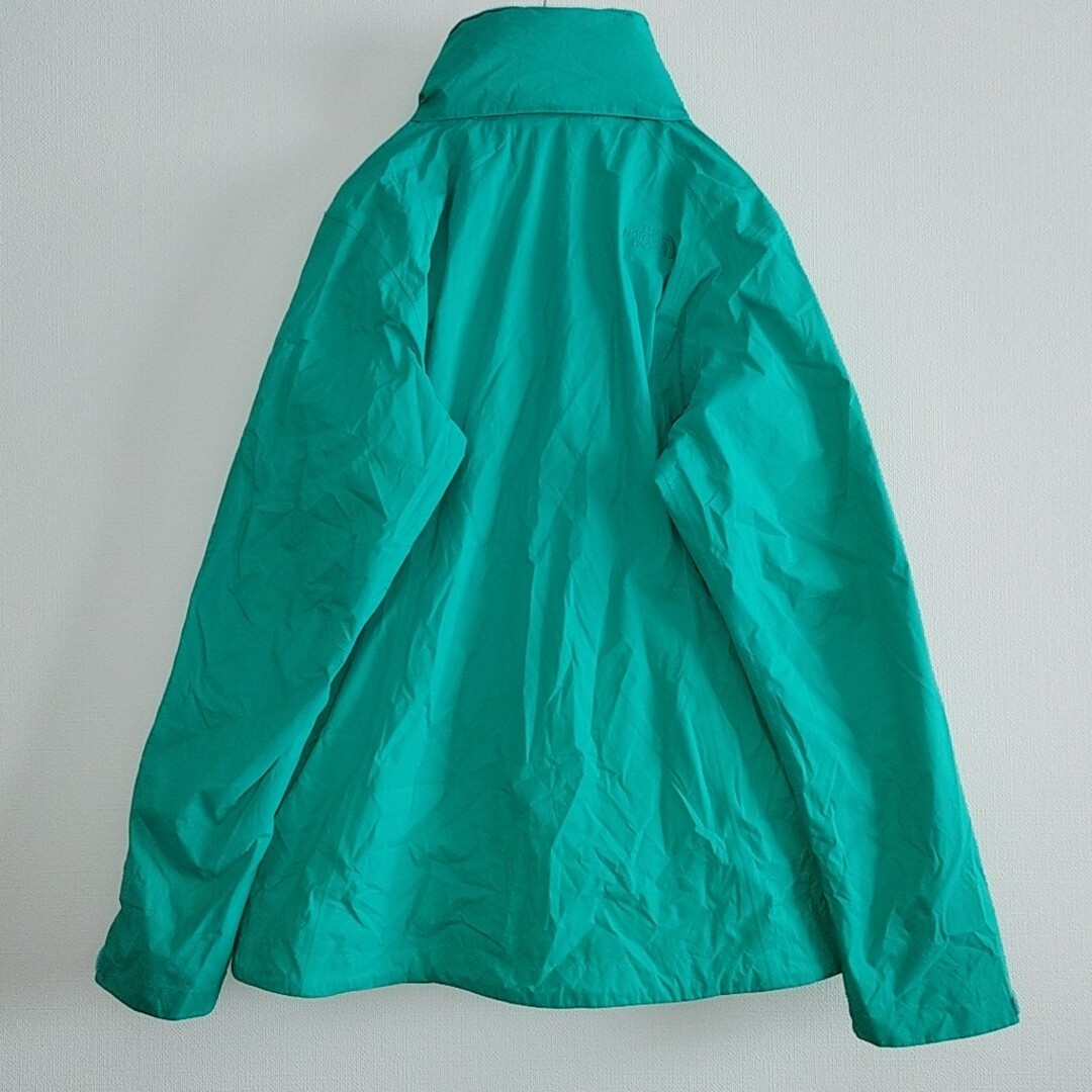 SLIT_Toppsノースフェイス　フルジップ　マウンテンライトジャケット　緑　Mサイズ　刺繍ロゴ
