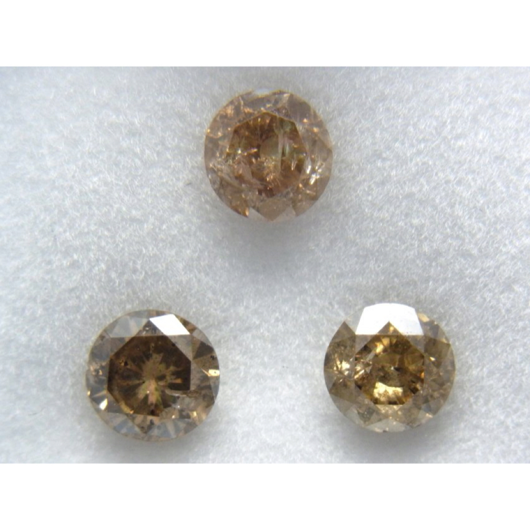 当店イチオシ! ブラウンカラー系 SI～Iクラス 合計０．９４ｃｔ 天然