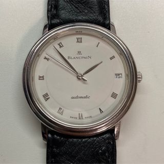 ブランパン(BLANCPAIN)の美品Blancpainブランパンヴィルレ ウルトラスリム　純正SS＆レザーベルト(腕時計(アナログ))