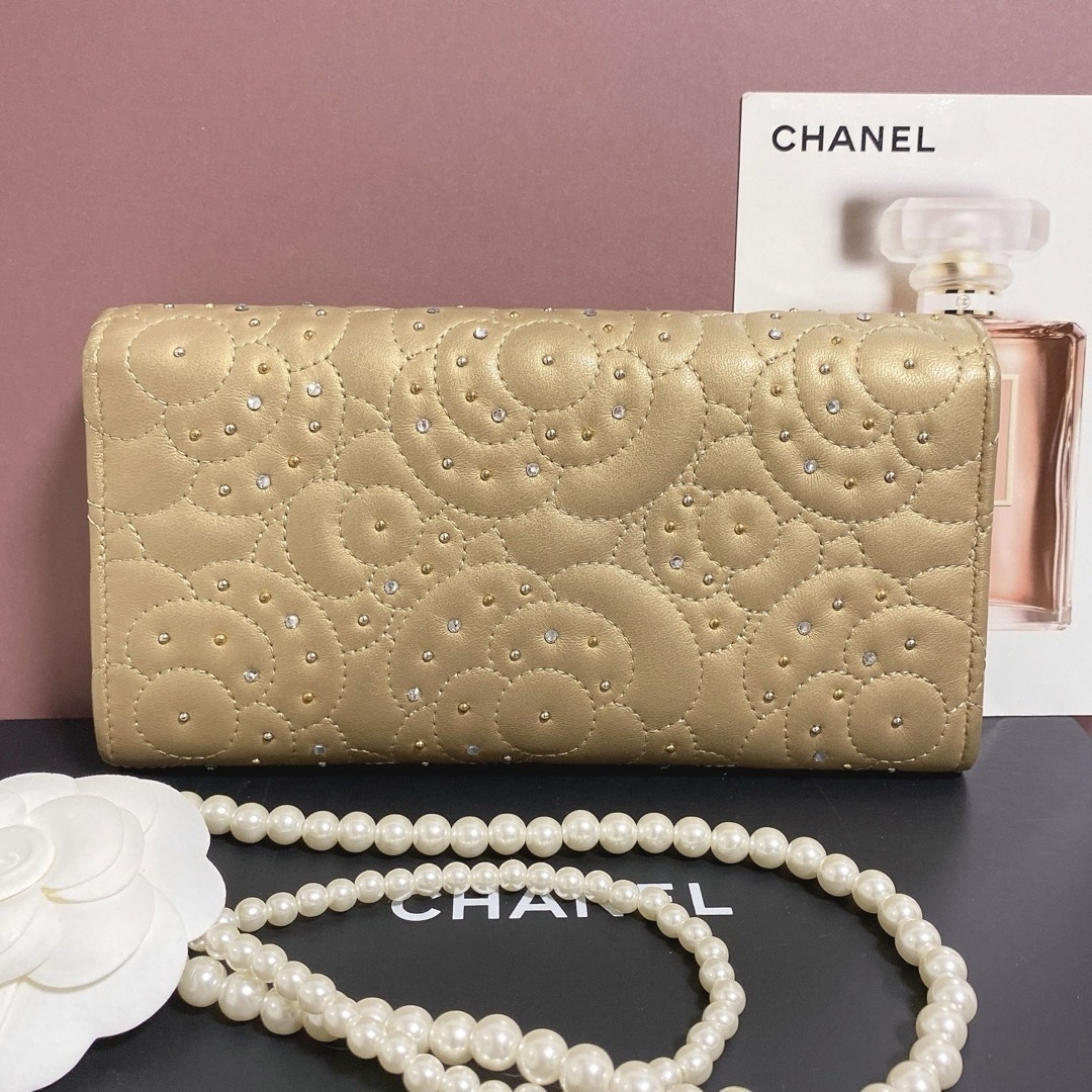 CHANEL - ☆美品☆レア☆シャネル ラインストーン スタッズ 長財布