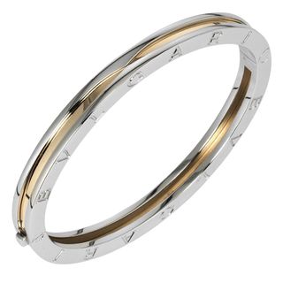 ブルガリ(BVLGARI)の【BVLGARI】ブルガリ ビーゼロワン バングル K18イエローゴールド×ステンレススチール レディース ブレスレット(ブレスレット/バングル)