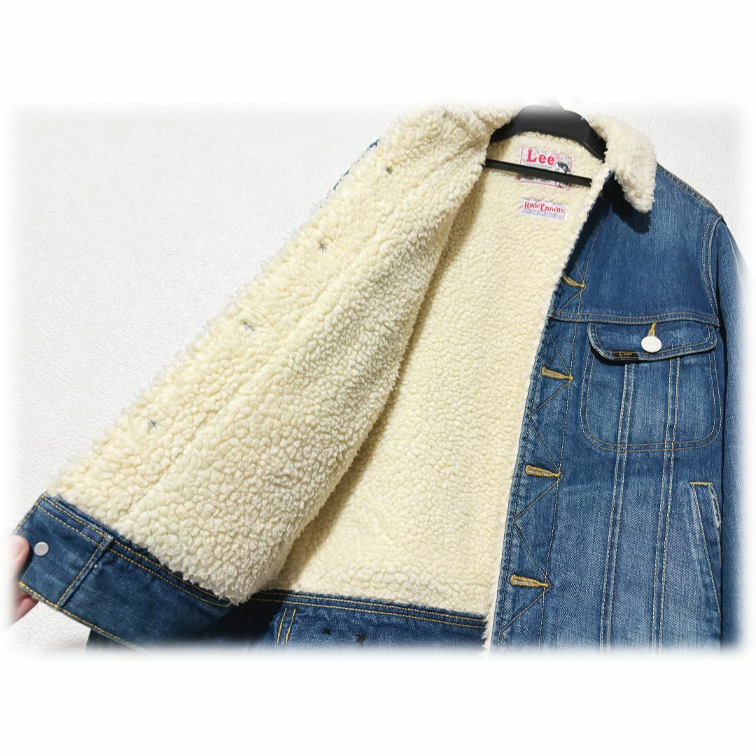 ロデオクラウンズ × Lee リー ボアデニムジャケット 美品 M ￥19800