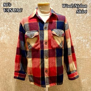 ヴァンヂャケット(VAN Jacket)の80’s 頃 VAN JAC ウール/ナイロン シャツ(シャツ)