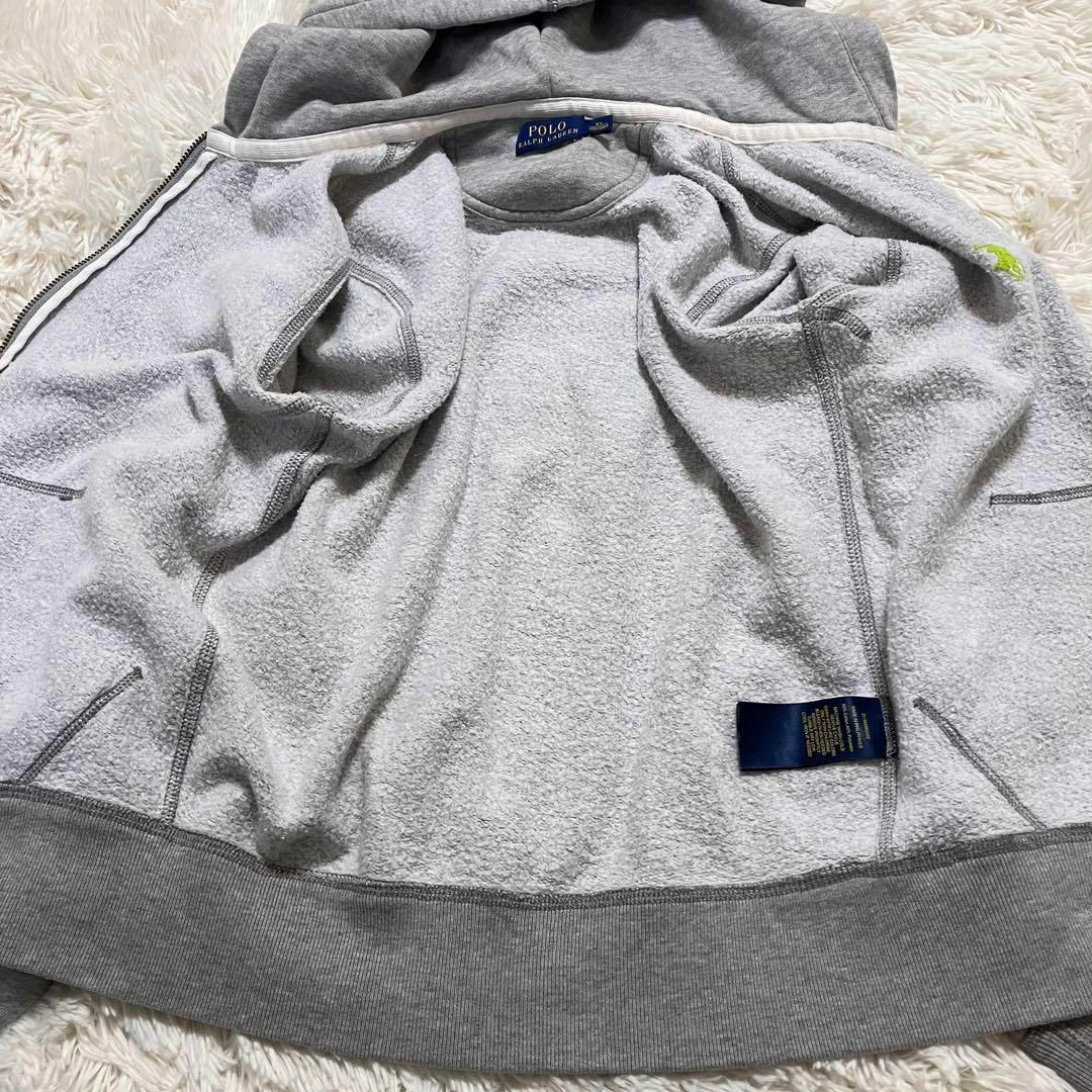 POLO RALPH LAUREN(ポロラルフローレン)のPOLO RALPH LAUREN ジップパーカー ロゴ グレー レディースのトップス(パーカー)の商品写真