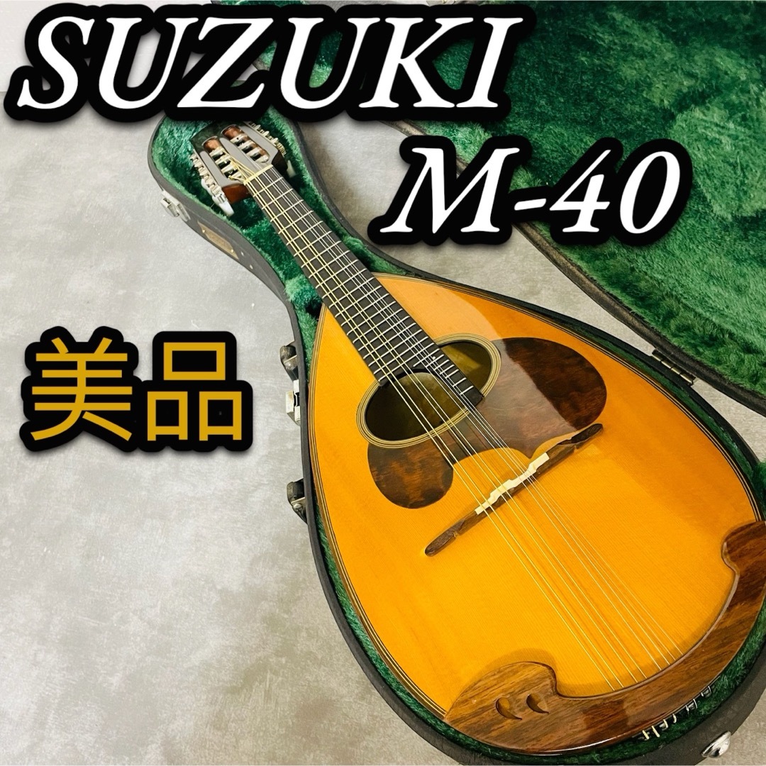 鈴木楽器製作所 - 美品 SUZUKI スズキ マンドリン M-40 ハードケース