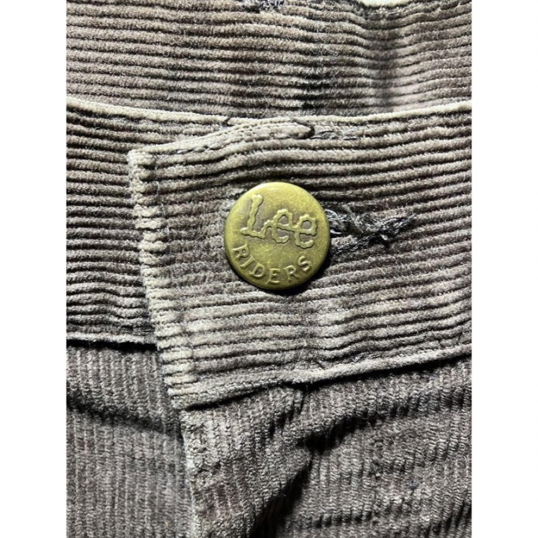 Lee(リー)のLee　コーデュロイパンツ　ズボン　サイズ34×32　USA製　こげ茶色　中古品 メンズのパンツ(その他)の商品写真