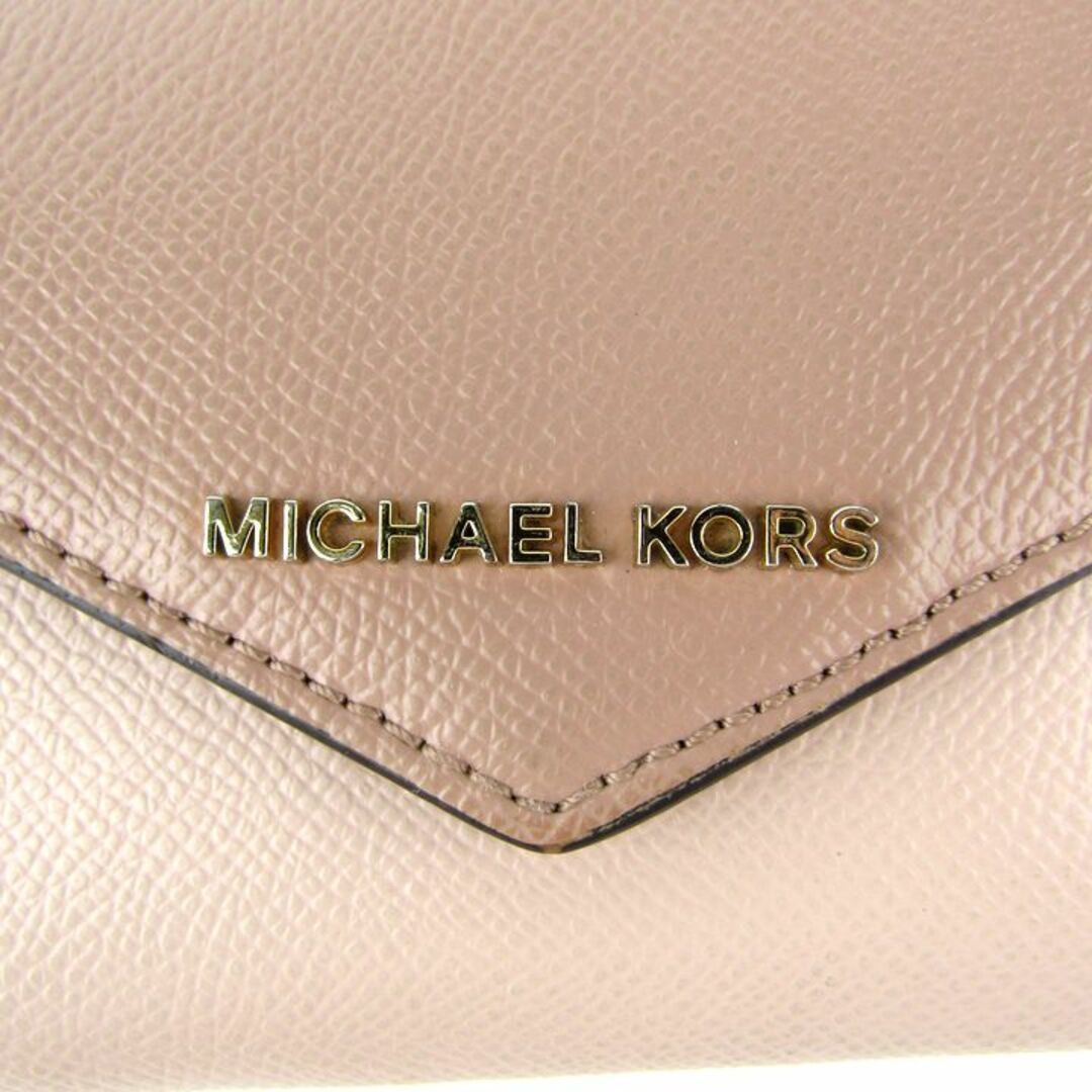 Michael Kors(マイケルコース)のマイケルコース 三つ折り財布 レザー 小銭入れあり ミニ財布 ブランド ウォレット レディース ベージュ Michael Kors レディースのファッション小物(財布)の商品写真